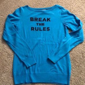 Lilly Pulitzer, boatneck sweater Break the Rules